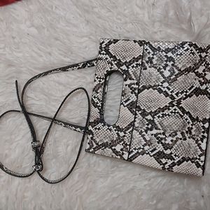 Snakeskin purse